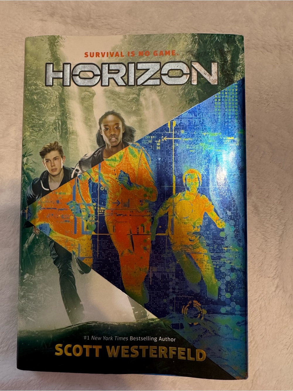 Horizon by Scott Westerfeld - Youth Sci‑Fi Thriller (Green/Blue/Orange)